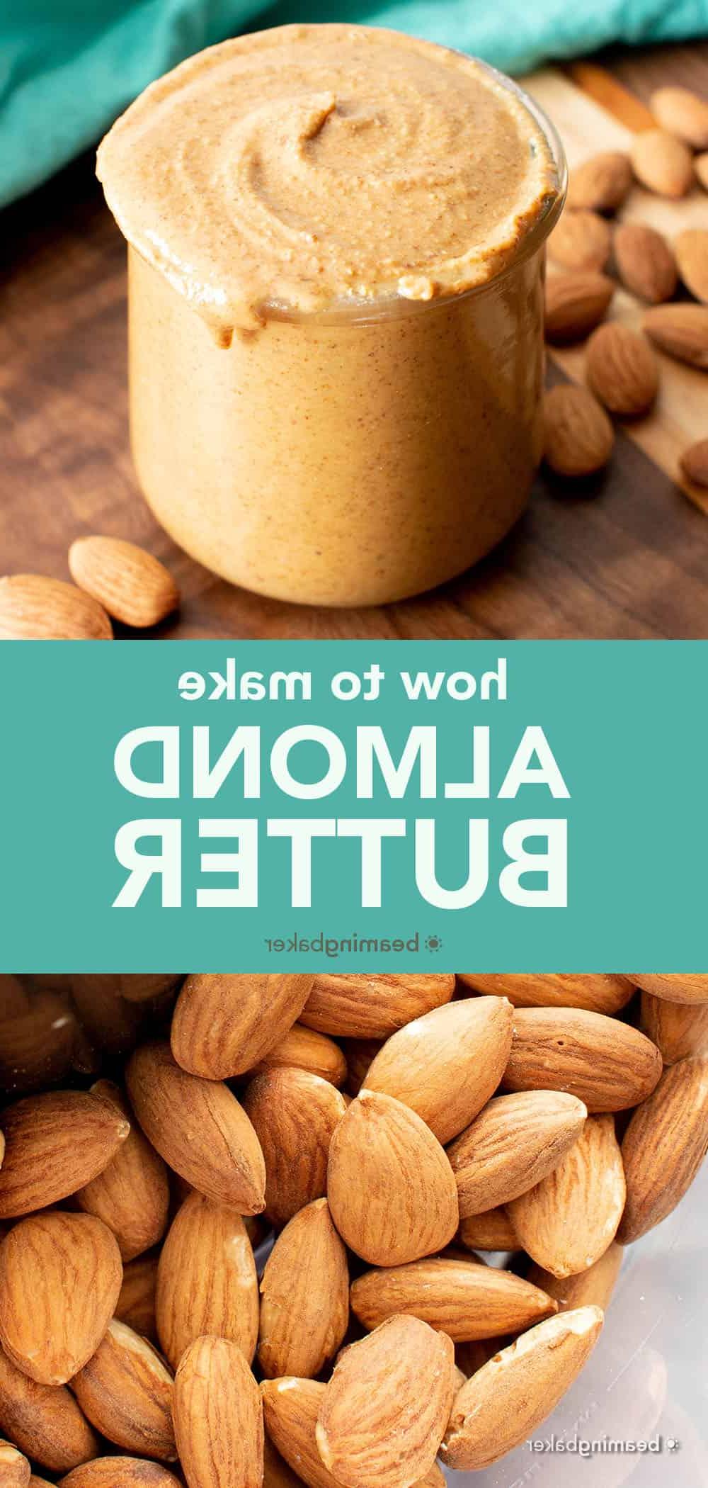 Hausgemachtes Mandelmus Rezept: Lernen Sie, wie Sie Mandelmus mit nur einer Zutat und in wenigen Minuten selbst herstellen können! Das beste hausgemachtes Mandelmus – cremig, einfach und köstlich. #Mandelmus #EinfachKöstlich #Gesund #Kochrezept